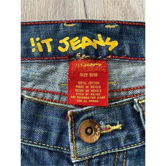 !IT Jeans Flared Mid Rise Distressed Women’s Junior’s Size 9/10 - Picture 3 of 7